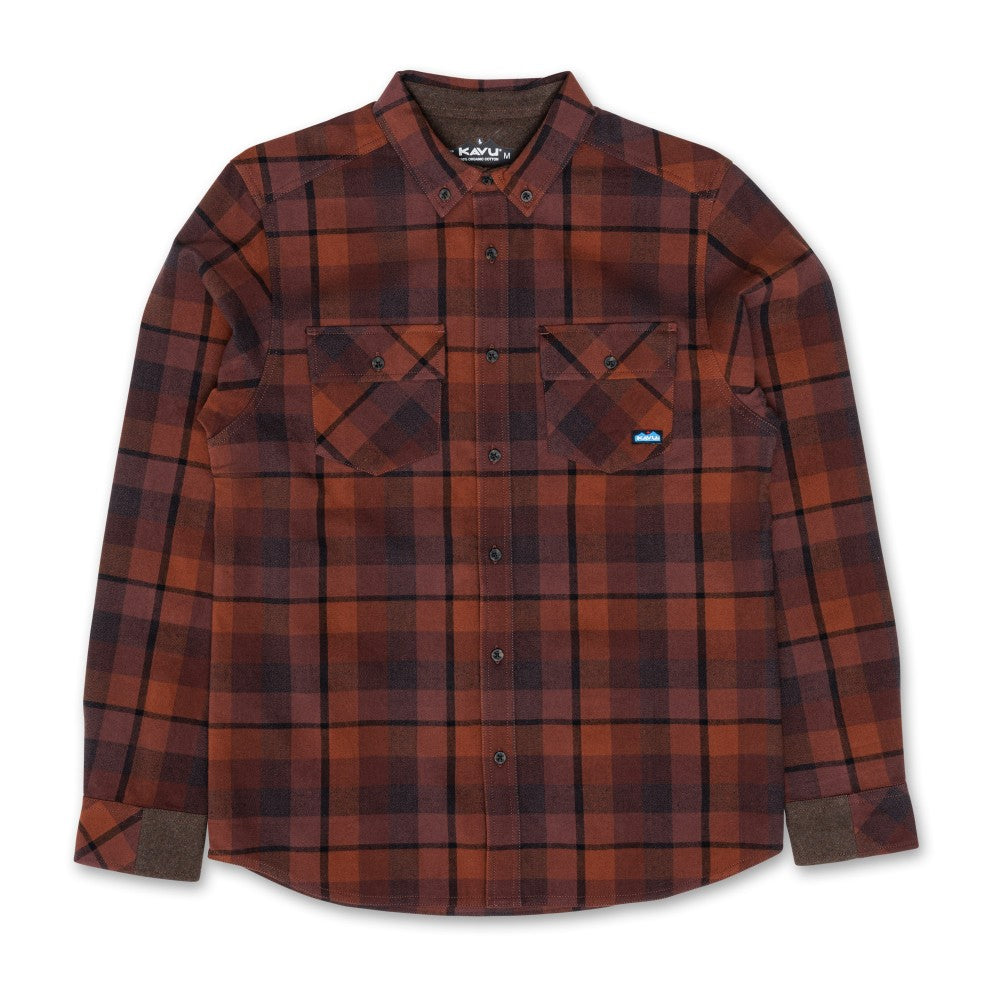 Kavu Buffaroni Mens Shirt Cocoa Bean
