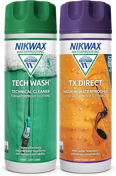 Nikwax Tech Wash + TX Direct Duo Pack