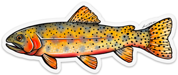 River Collective Trout Decal