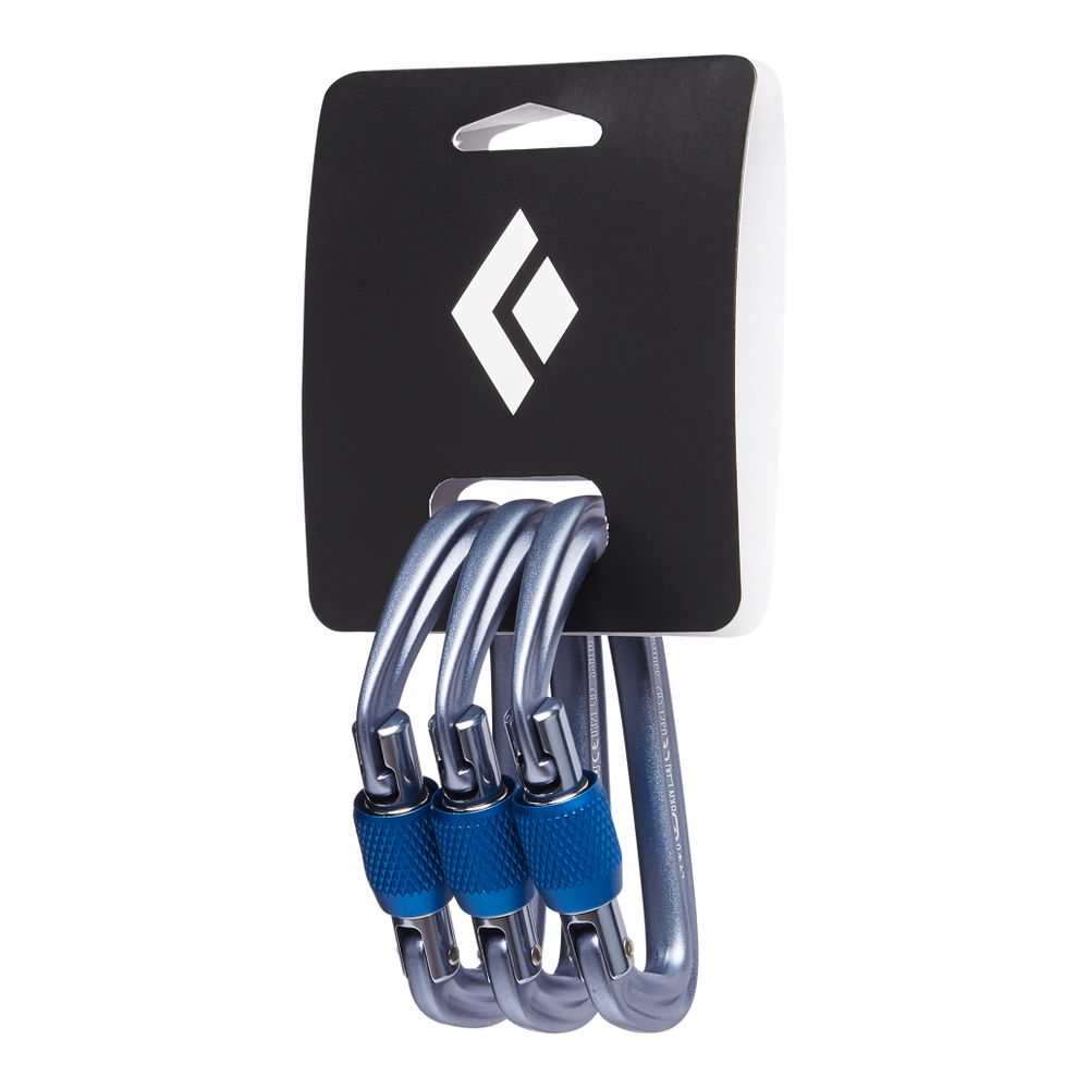 BD Hotforge Screwgate Carabiner - 3pack