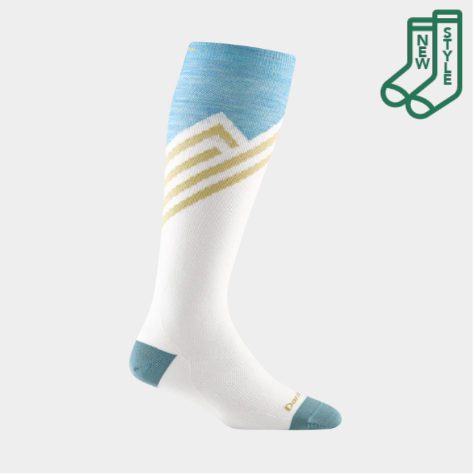 Darn Tough W's Peaks OTC Lightweight White Medium (W s 7.5-9.5)