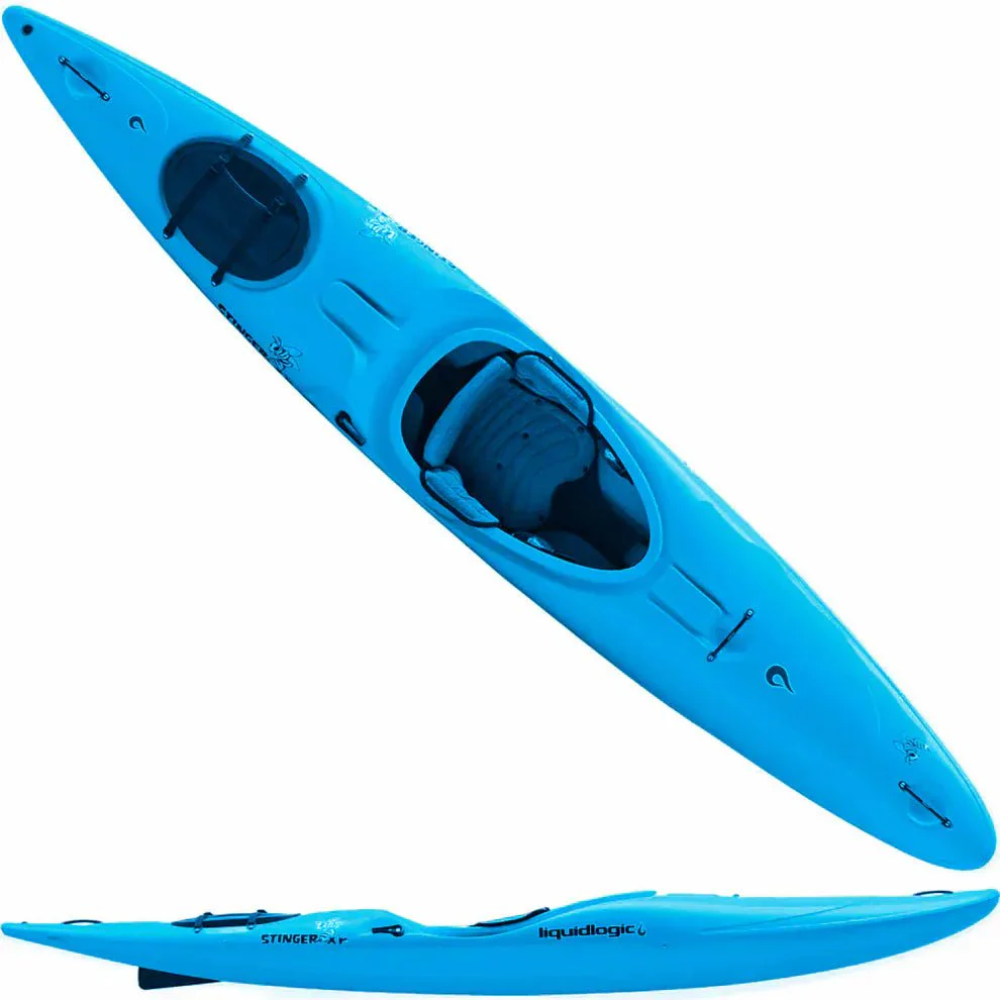 LiquidLogic Stinger XP Crossover Whitewater Kayak Shark Blue