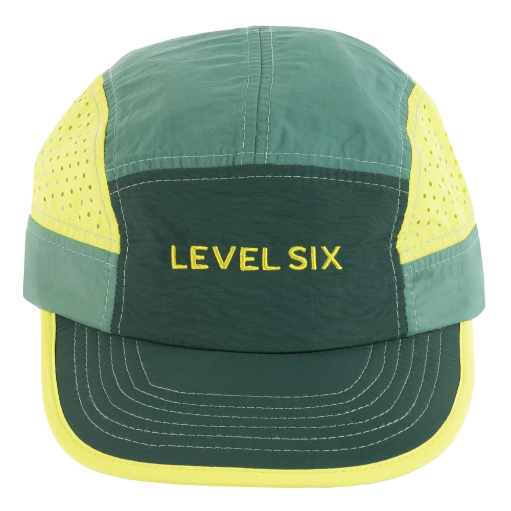 Level Six Laser Five Panel Hat Limeade