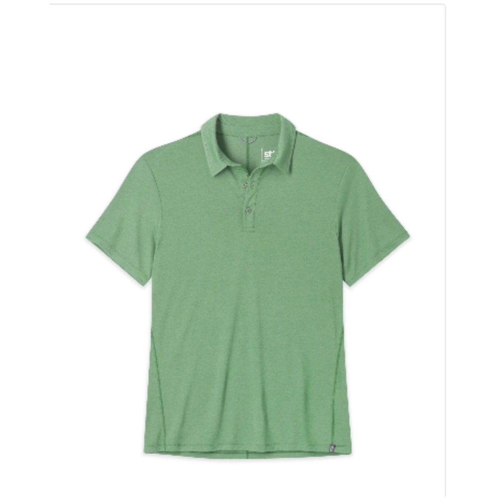 Stio Men's Divide Polo Forage Heather