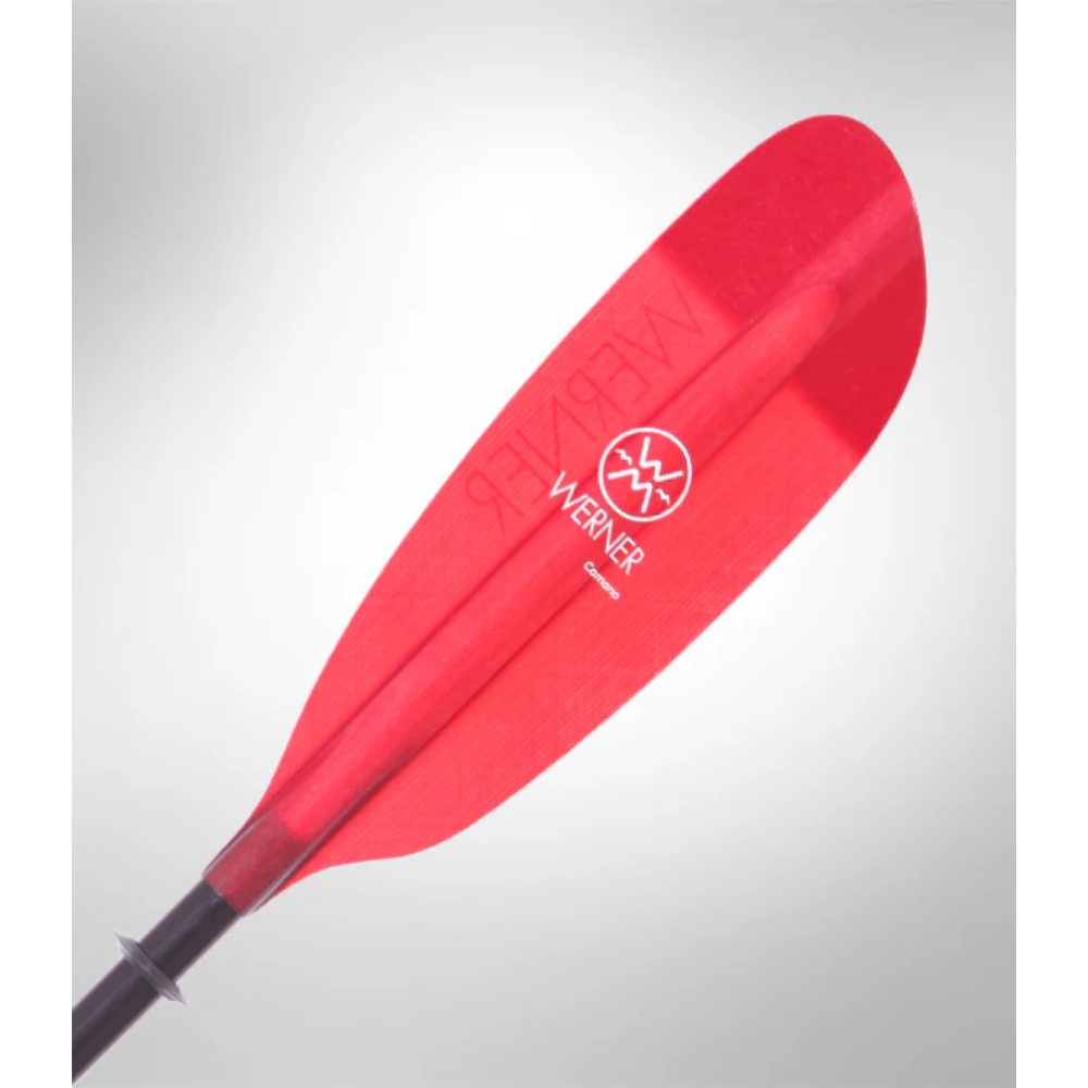 Werner Camano Bent 2pc Touring Kayak Paddle Red