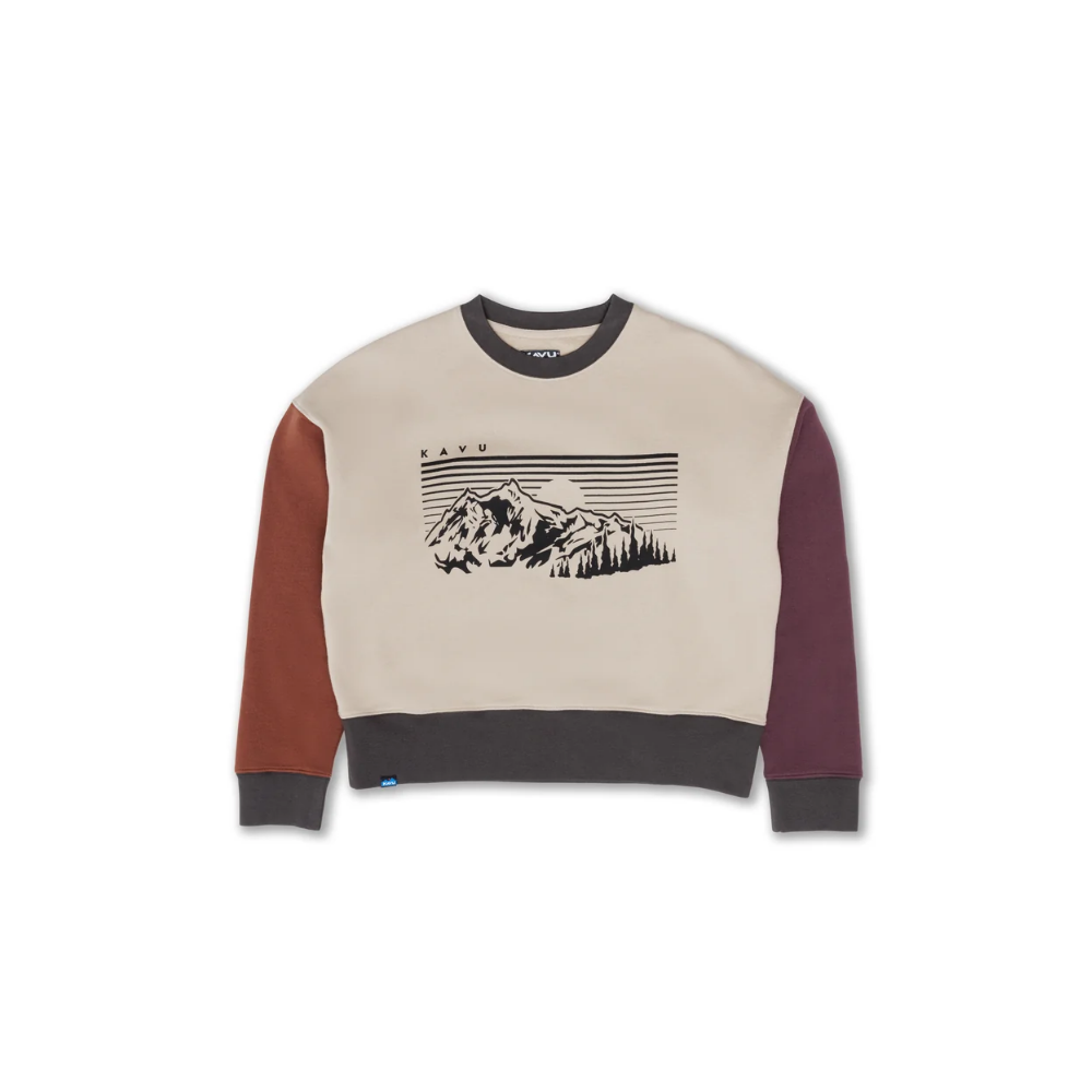 Kavu Crew Crop Women's Sweater Mountain Meadow