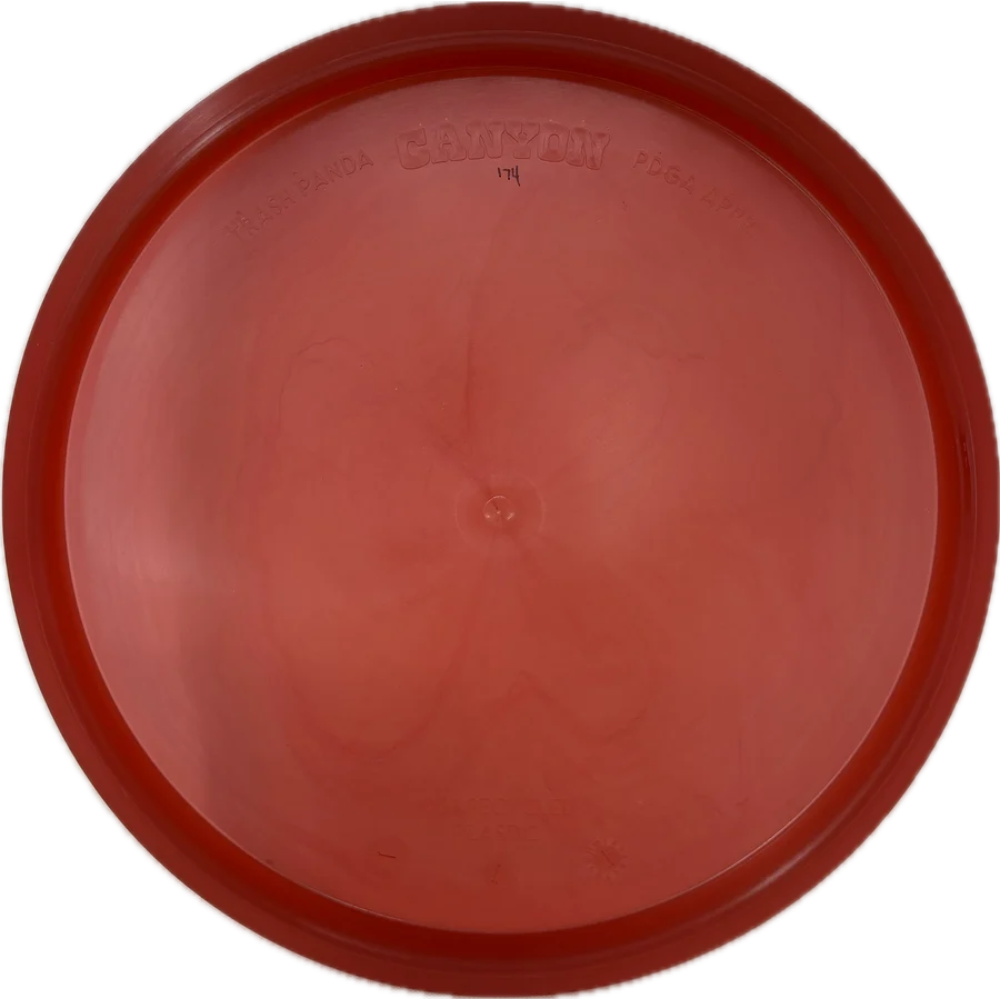Trash Panda Canyon Disc Golf Red 100% Recycled 4 3 0 2