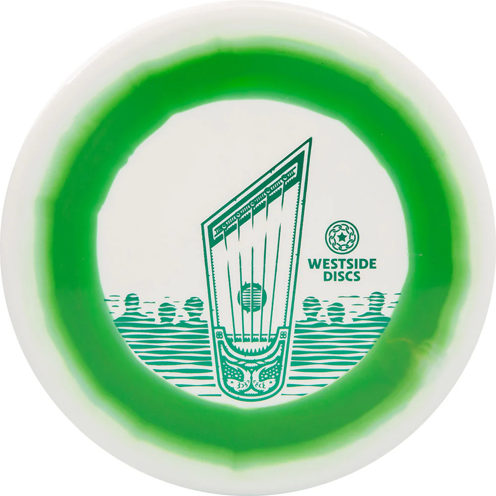 Westside Discs Harp White Green White Tournament Ring 4 3 0 3