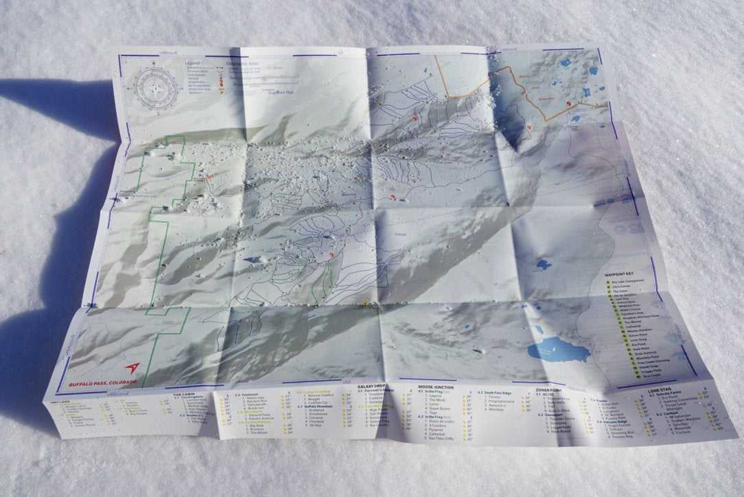 Beacon Ski Maps: Buffalo Pass CO