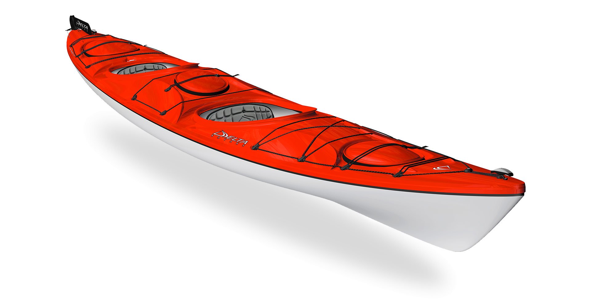 Delta 17.5 Tandem Touring Kayak Cherry Red