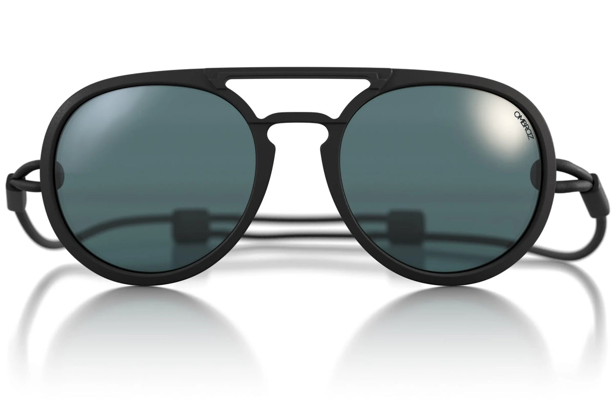 Ombraz Dolomite Sunglasses Charcoal Polarized Grey Regular
