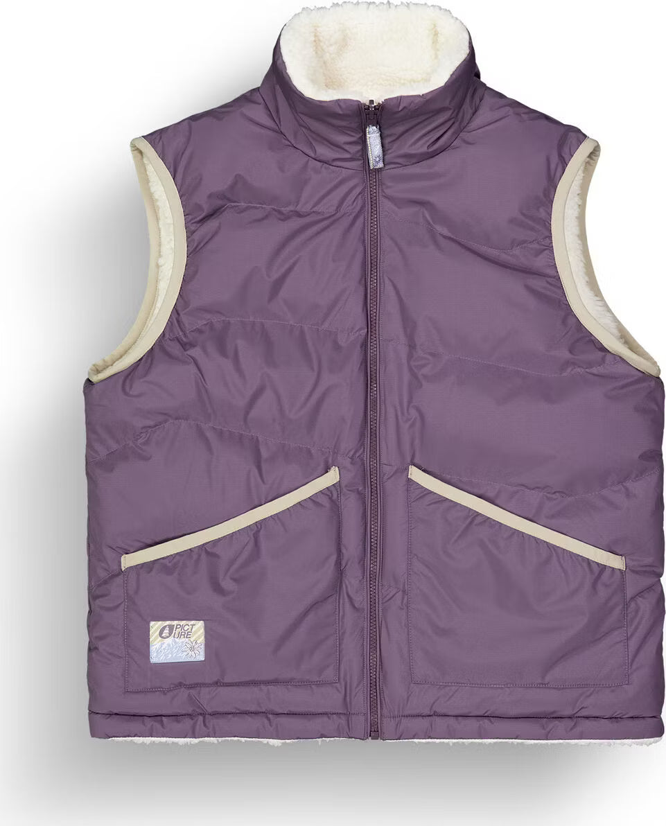 Picture Women's Reversible Hylla Rev Vest Grape Jam Tofu