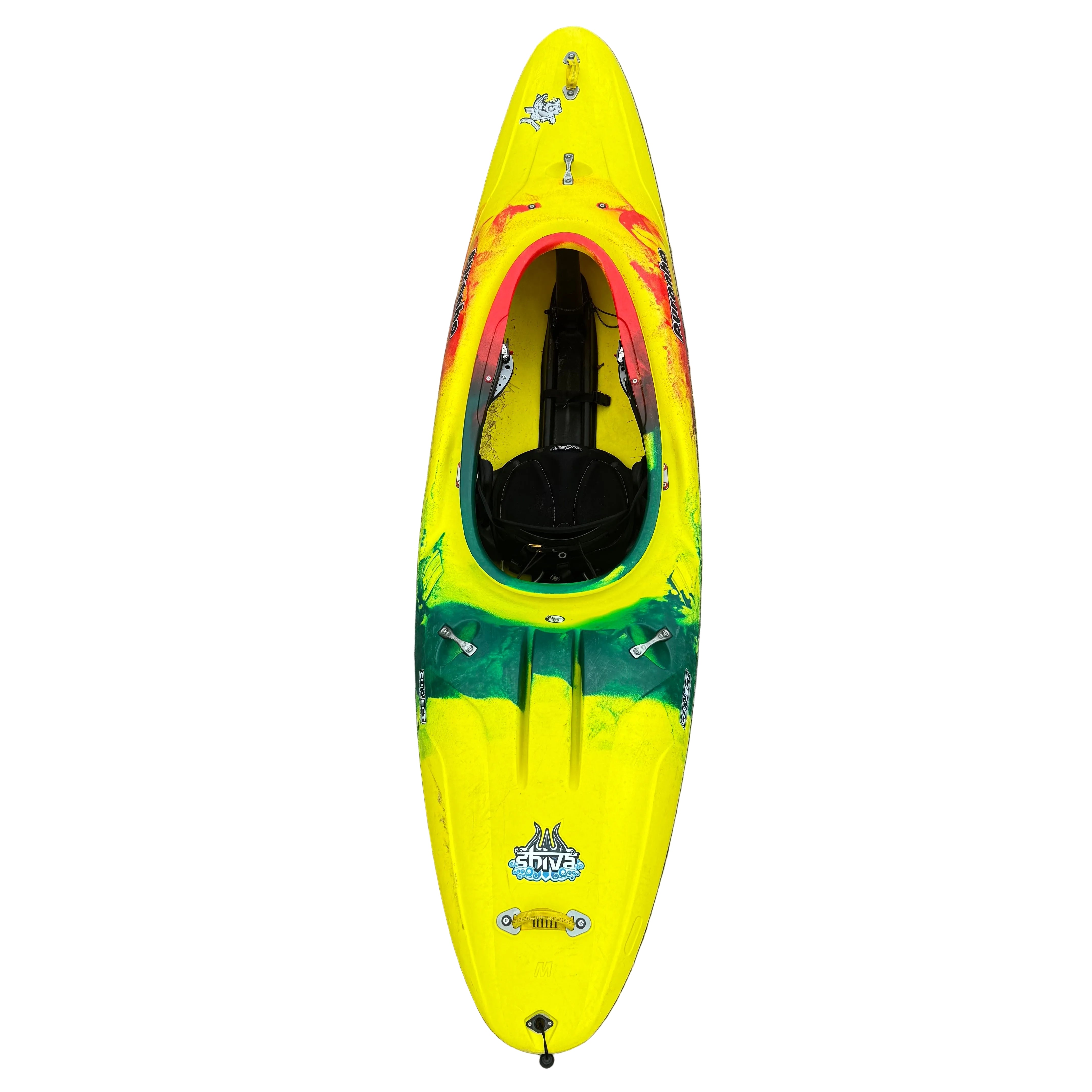 USED Pyranha Shiva Medium Red/Green/Gold