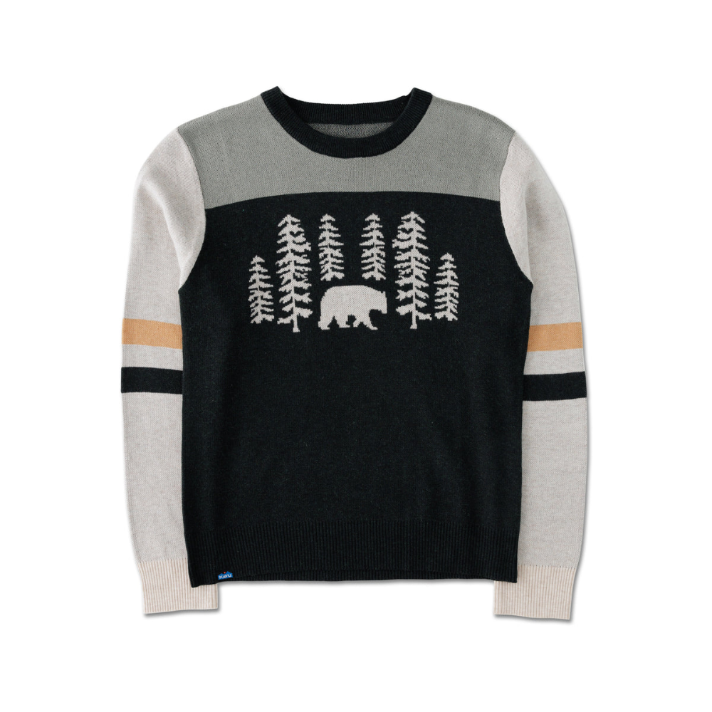 Kavu Hillrose Sweater Tree Bear LG