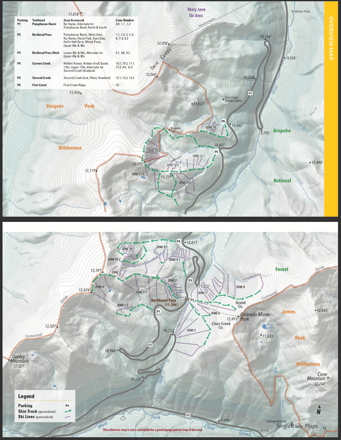 Backcountry Skiing: Berthoud Pass CO Atlas