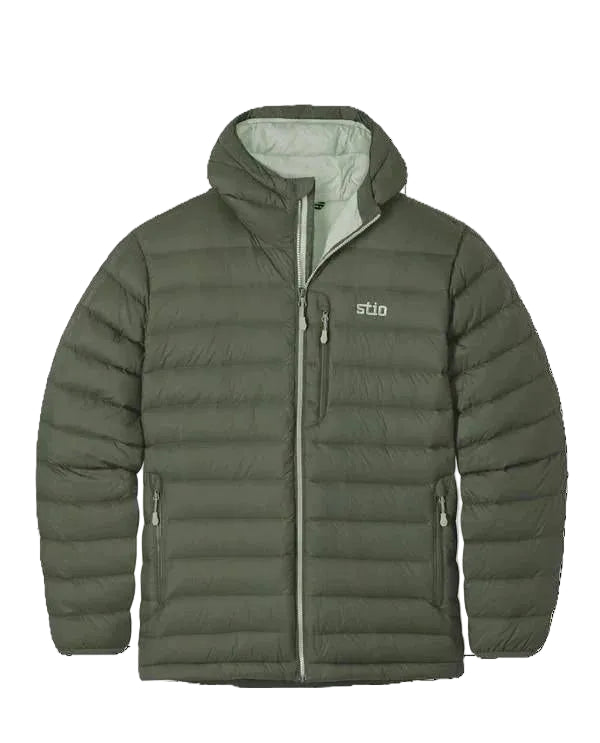 Stio Men's Hometown Down Hooded Jacket Deep Shade