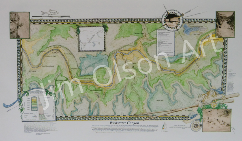 Westwater Canyon Maps By Jim Olson