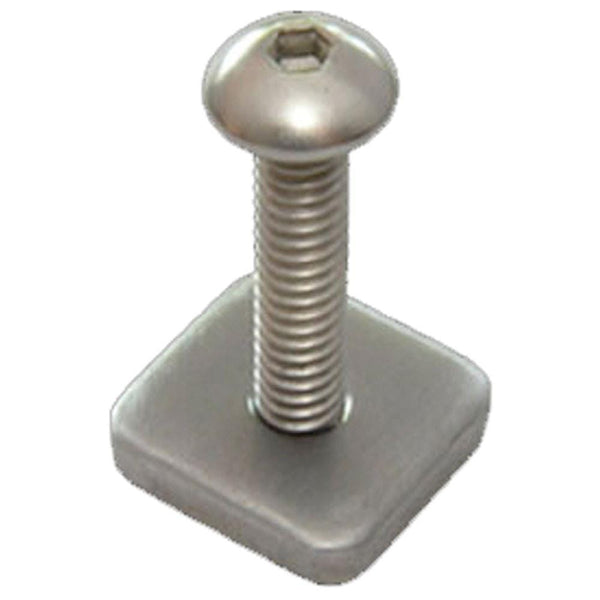 FCS Long Board Screw and Plate (Single)