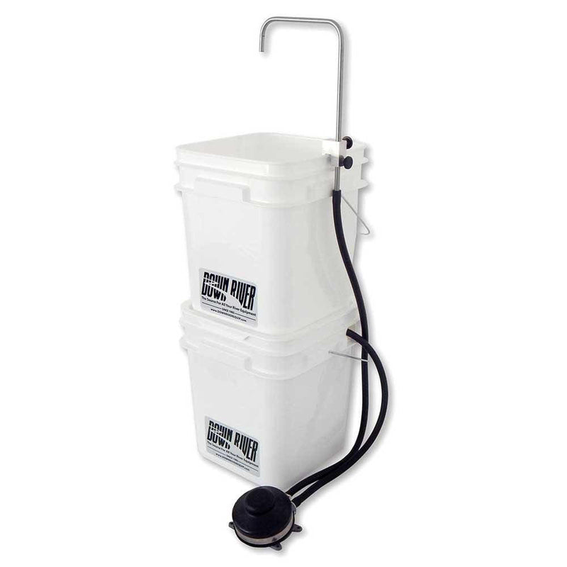 Down River 3.3 Gallon Square Bucket with Metal Handle