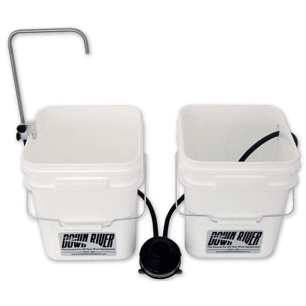 Down River 3.3 Gallon Square Bucket with Metal Handle