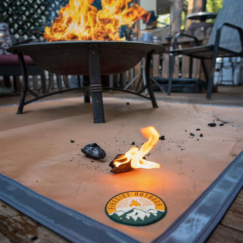 Fireside Outdoor Ember Mat Fire Blanket