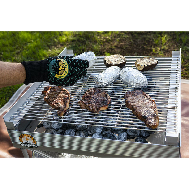 Fireside Outdoor Quad-Fold Grill Grate