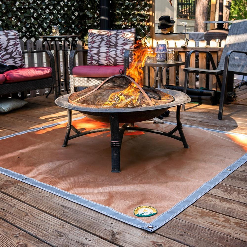 Fireside Outdoor Ember Mat Fire Blanket