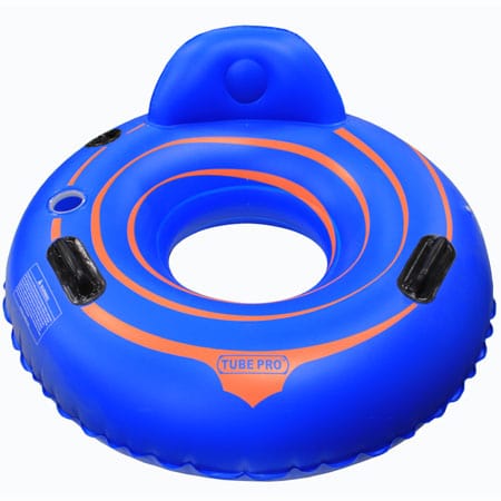 Tube Pro 48" River Tube with Backrest and Cup Holder